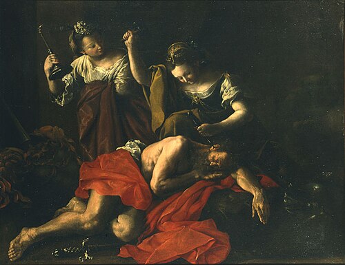 Jael and Sisera, 1709, Domenico Guidobono