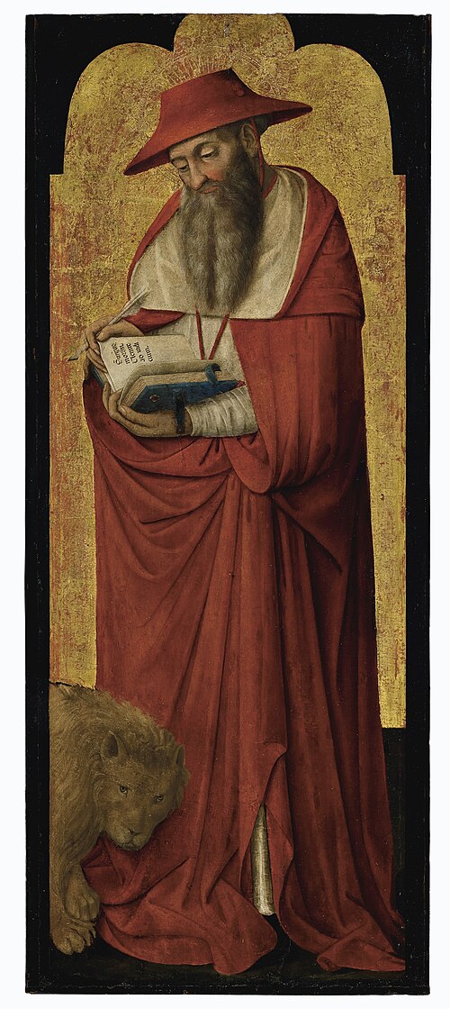 Saint Jerome, part of an altarpiece, 1450, Donato de' Bardi