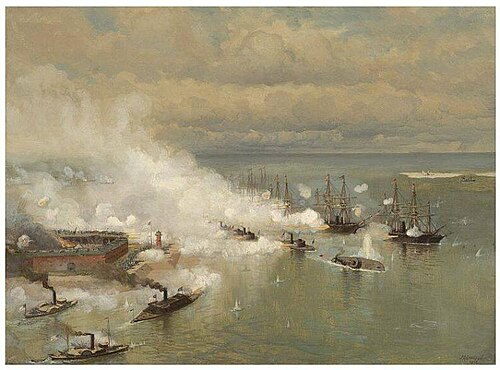 Battle of Mobile Bay, 1886, Julian Oliver Davidson