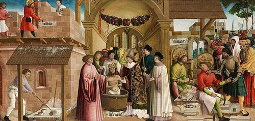 Legend of the Four Crowned Martyrs, 1515, Rueland Frueauf the Younger