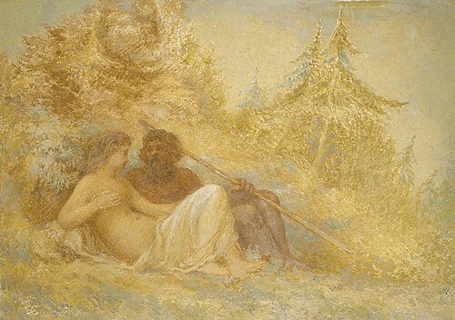 Mars and Venus, , Edward Calvert