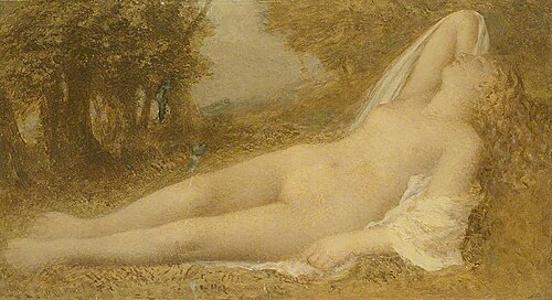 Sleeping Nymph, , Edward Calvert
