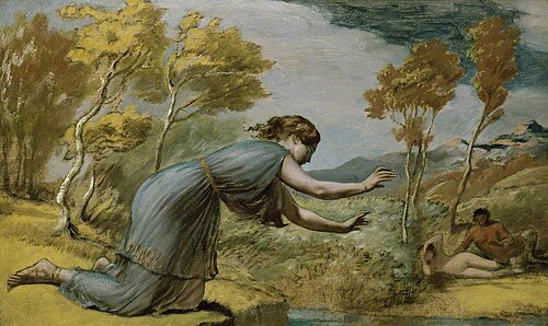 Psyche at the Stream, , Edward Calvert