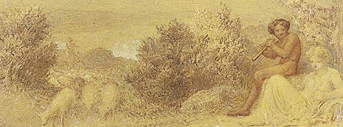 Nymphs and Shepherds, , Edward Calvert