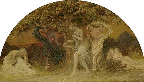 Hesperides, 'Dance around the Golden Tree', , Edward Calvert