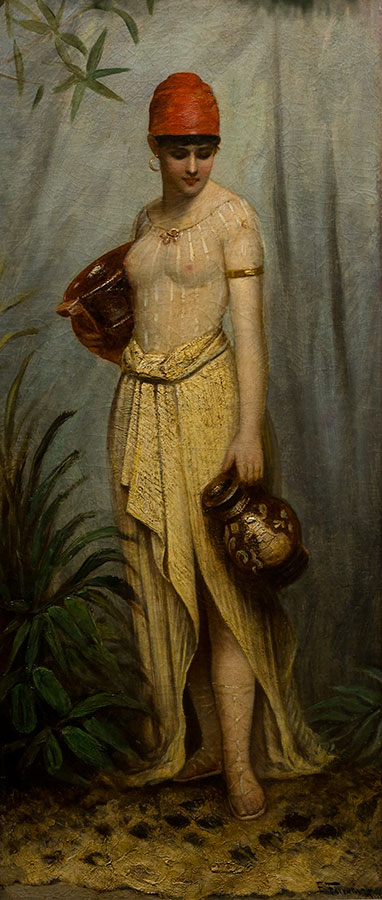 Egyptian woman, 1880, Egisto Ferroni