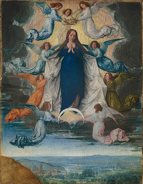 The Assumption of the Virgin, 1500, Michel Sittow