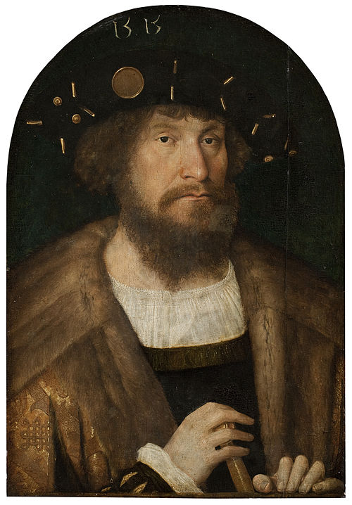 Portrait of the Danish King Christian II, 1514, Michel Sittow