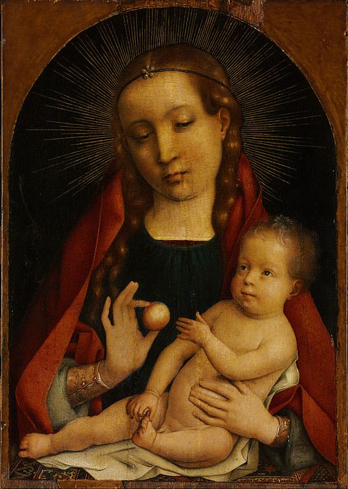 The Virgin and Child, 1480, Michel Sittow