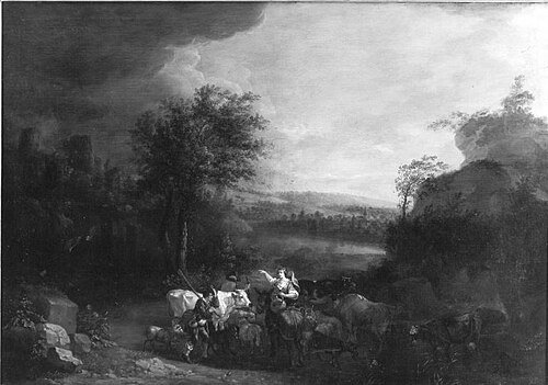 Idealized Landscape, 1768, Daniel Hien