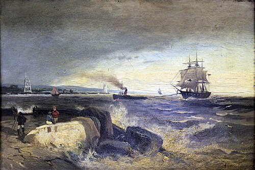 In the Bay, 1876, Alexeï Bogolioubov