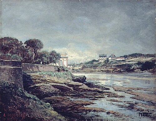 Morning in Pornic, 1876, Alexeï Bogolioubov