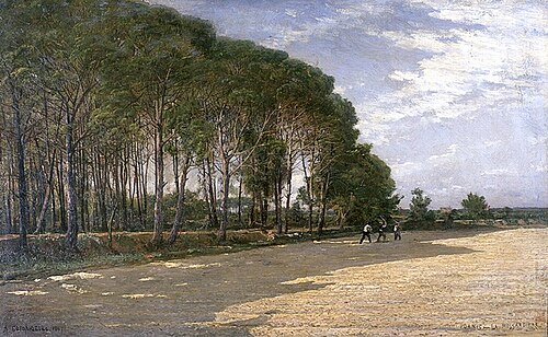 Pine Grove in Pornic, 1867, Alexeï Bogolioubov