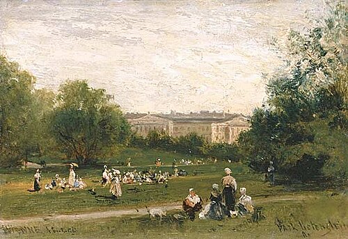 Park Liechtenstein in Vienna, 1873, Alexeï Bogolioubov