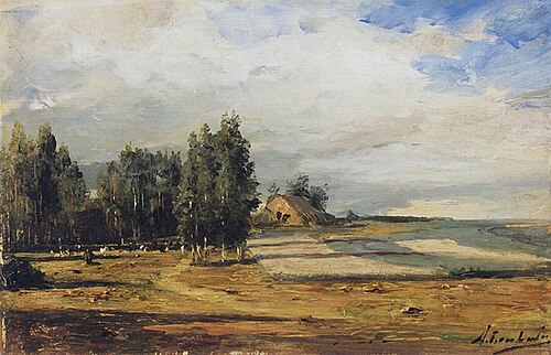 The Artist's Estate, 1877, Alexeï Bogolioubov