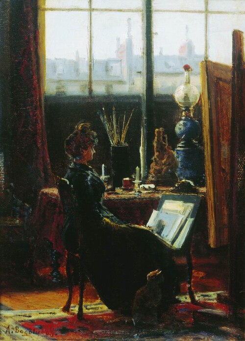 The Artist's Studio, , Alexeï Bogolioubov
