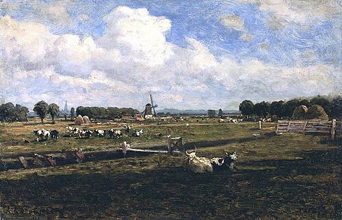 The Outskirts of the Hague, 1870, Alexeï Bogolioubov