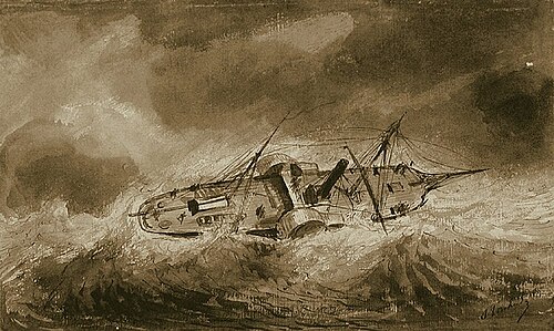 The Tarki Ship, 1861, Alexeï Bogolioubov