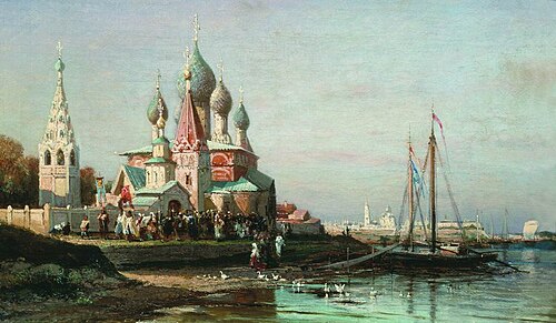 The Procession in Yaroslavl, 1863, Alexeï Bogolioubov