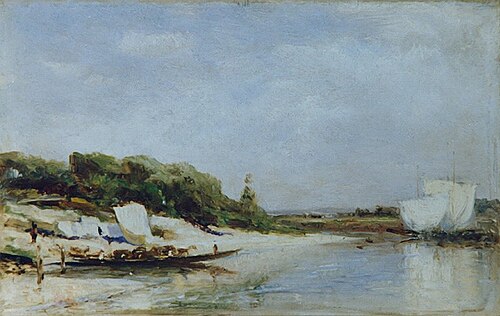 The Sura River, 1874, Alexeï Bogolioubov