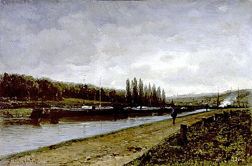 The River Oise, 1881, Alexeï Bogolioubov