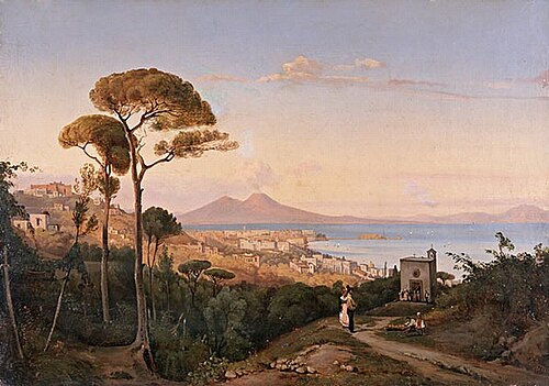 A View of Naples, 1851, Alexeï Bogolioubov