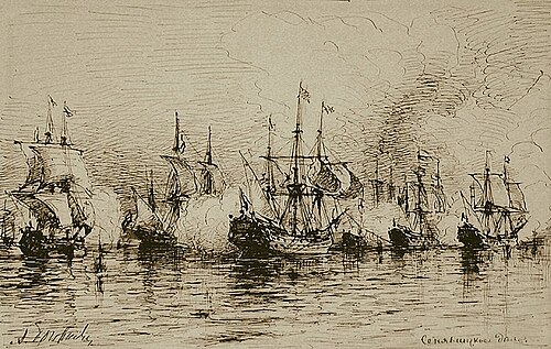 The Senyavin Battle, 1866, Alexeï Bogolioubov