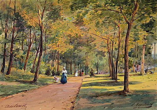 Bois de Boulogne, , Alexeï Bogolioubov