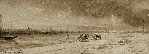 Barge Haulers, 1861, Alexeï Bogolioubov