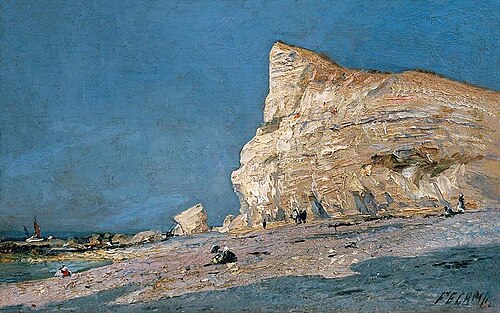 Cliffs at Fecamp, 1882, Alexeï Bogolioubov