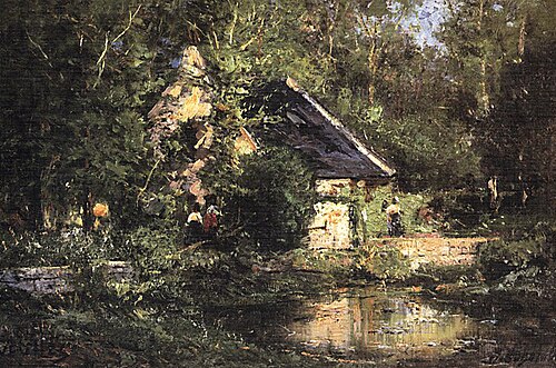 The Watermill in Veules, 1882, Alexeï Bogolioubov