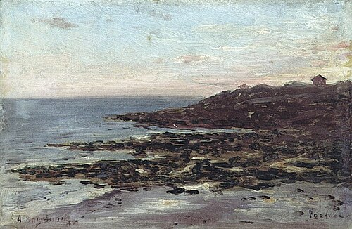 Evening in Pornic, 1876, Alexeï Bogolioubov