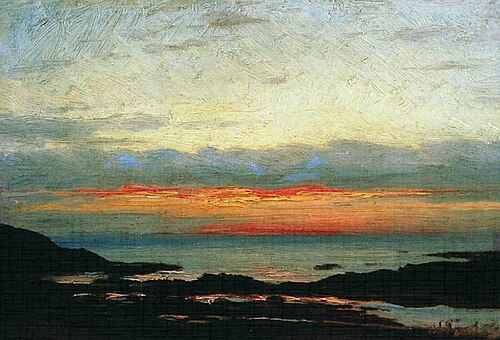 Evening in Pornic (2), 1876, Alexeï Bogolioubov