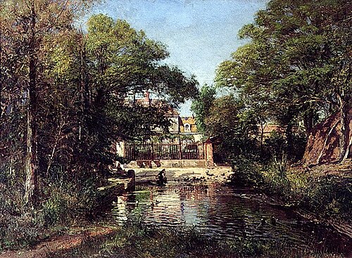 Farm in Pornic, 1867, Alexeï Bogolioubov