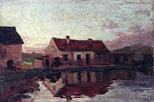 House in Franzensbad, 1873, Alexeï Bogolioubov