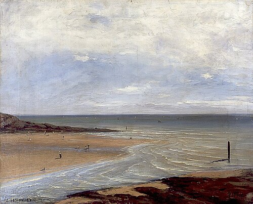 High Tide in Pornic, 1867, Alexeï Bogolioubov