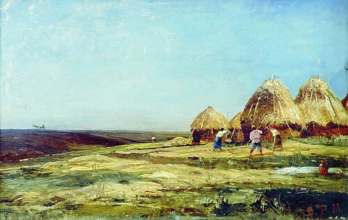 Harvesters in Ablyazovo, 1887, Alexeï Bogolioubov