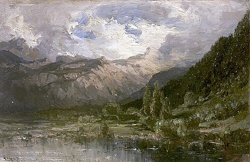 The Rhine Valley, 1856, Alexeï Bogolioubov