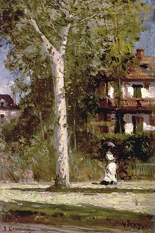 Villa in Vichy, 1870, Alexeï Bogolioubov