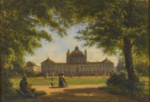 View of Fredensborg Palace, 1867, Alexeï Bogolioubov
