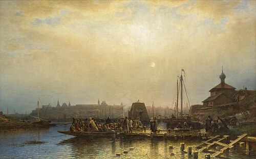 Казань (картина Боголюбова), 1862, Alexeï Bogolioubov