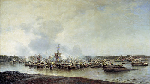 Battle of Gangut July 27, 1714., 1877, Alexeï Bogolioubov