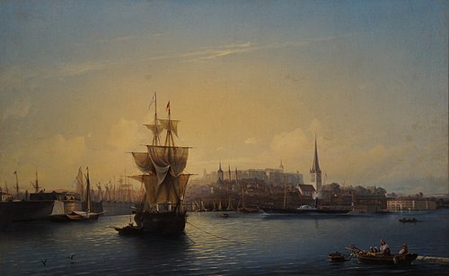 Port de Tallinn, 1853, Alexeï Bogolioubov