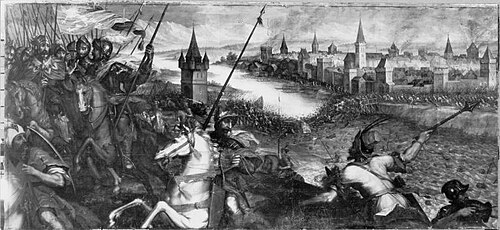 Die Herzöge Heinrich XIII. von Niederbayern und Ludwig II. (der Strenge) von Oberbayern besiegen 125, 1603, Hans Werl