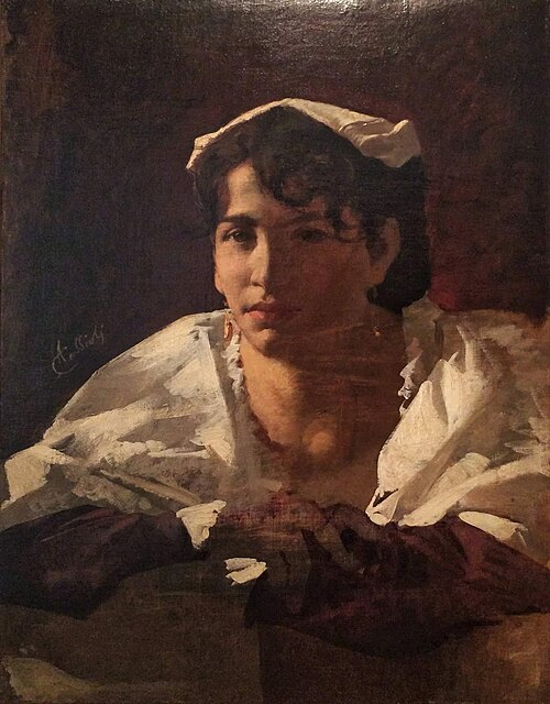 Woman from Ciociaria, 1856, Amos Cassioli
