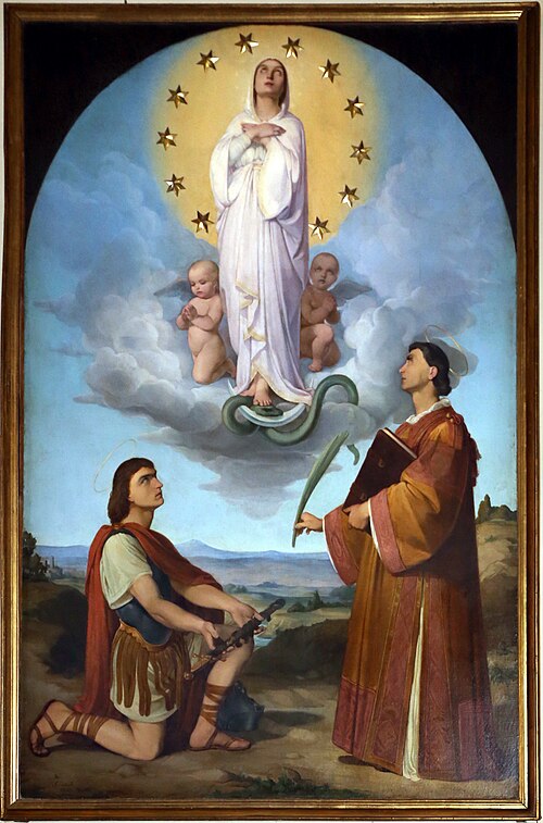 Immaculate Conception of Mary, 1856, Amos Cassioli