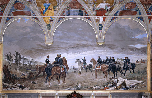 The Battle of San Martino, 1886, Amos Cassioli