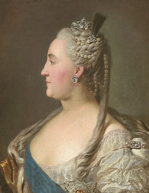 Портрет Екатерины II, 1763, Fedor Rokotov
