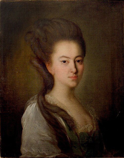 Unknown lady in gray, , Fedor Rokotov