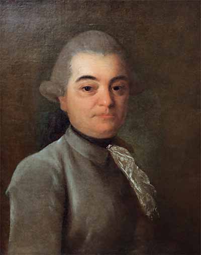 Portrait of Semen P. Ozerov, 1775, Fedor Rokotov